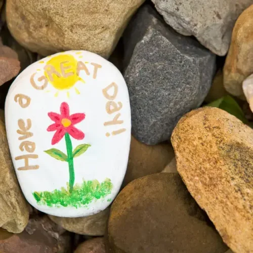 hidden painted rock